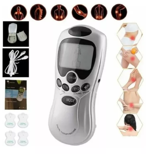 ELECTROESTIMULADOR DE 4 PARCHES