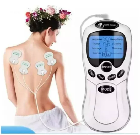 ELECTROESTIMULADOR DE 4 PARCHES