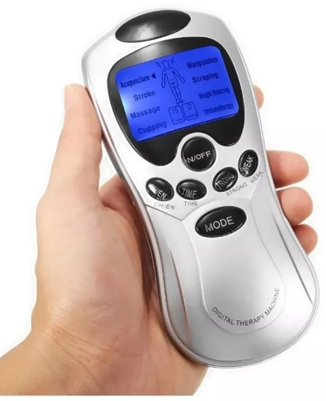 ELECTROESTIMULADOR DE 4 PARCHES