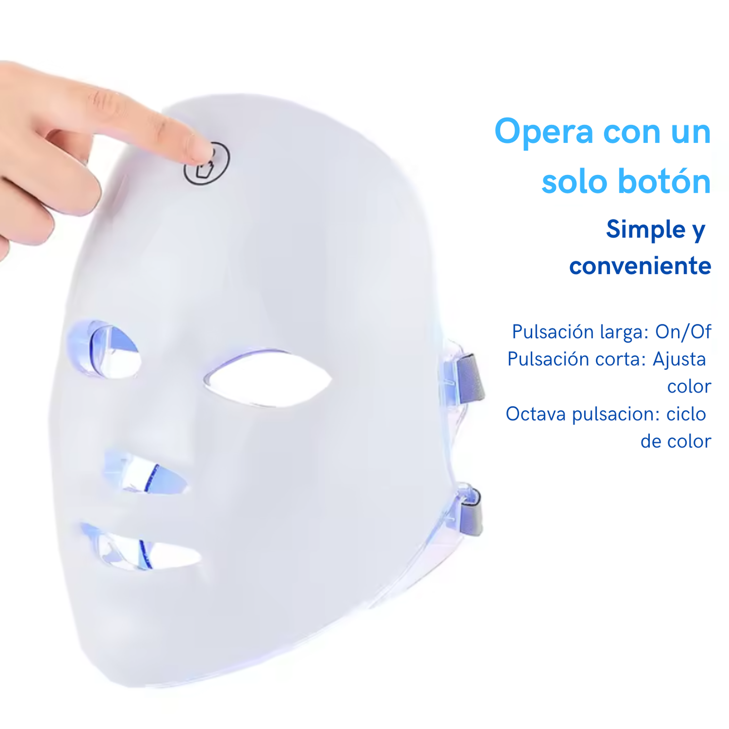 Máscara LED de Rejuvenecimiento Facial