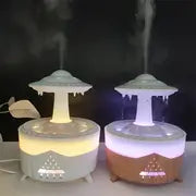 Humidificador modelo UFO con gotas de lluvia