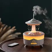 Humidificador modelo UFO con gotas de lluvia