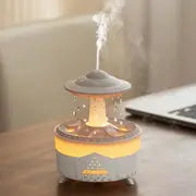 Humidificador modelo UFO con gotas de lluvia