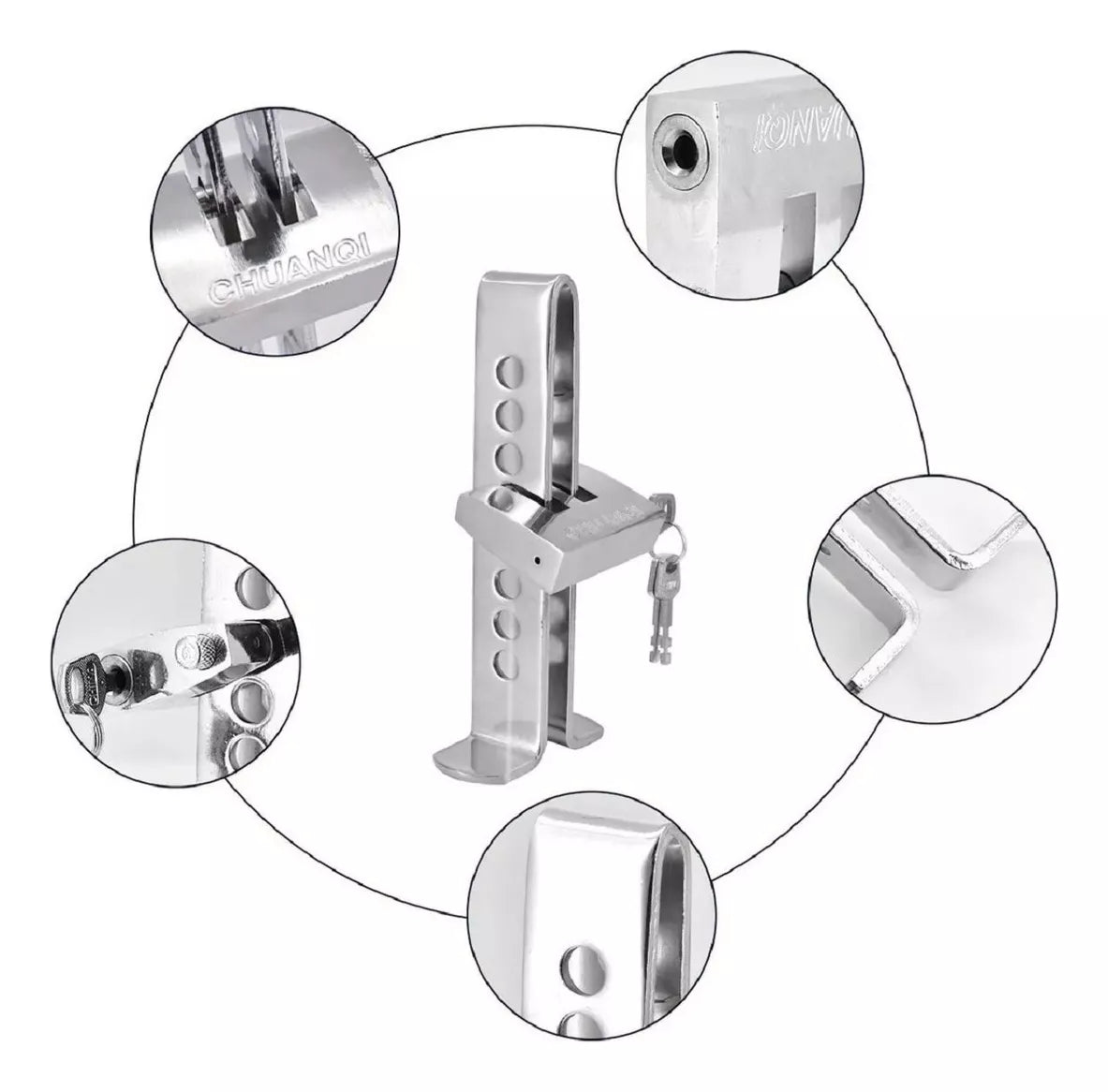 TRABA PEDAL ANTIRROBO