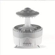 Humidificador modelo UFO con gotas de lluvia